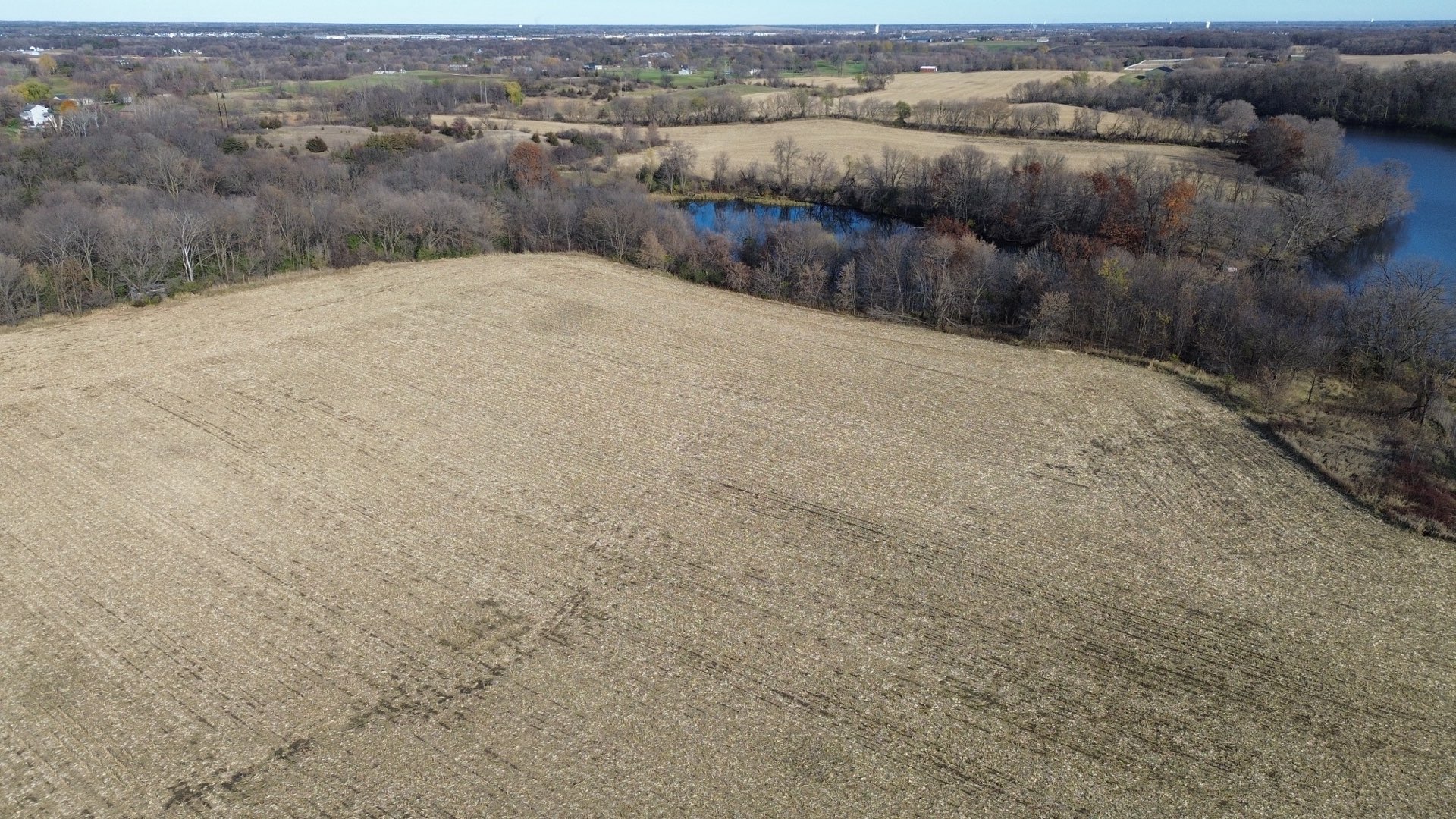 Autumn landscape at Legacy Woods in Dayton, Minnesota